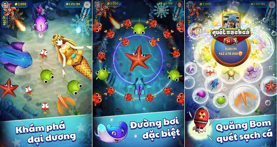 Chơi bắn cá đổi thưởng trên app miễn phí, không lo bị chặn