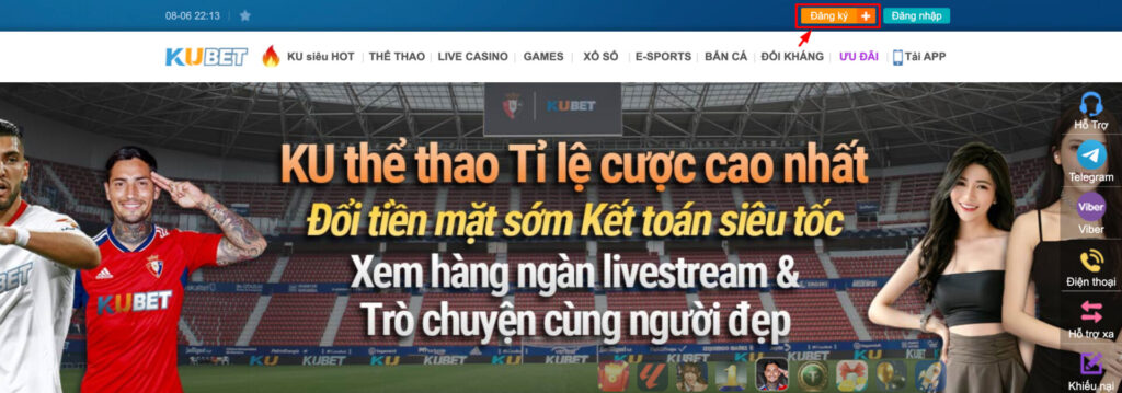 Đăng ký Kubet11 cực nhanh với vài bước đơn giản